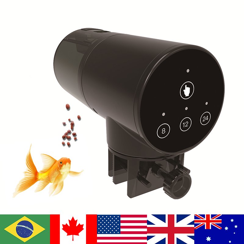 Wholesale Smart Plastic Timer Setting Fish Food Feeder Automat for Fish Turtle Tank