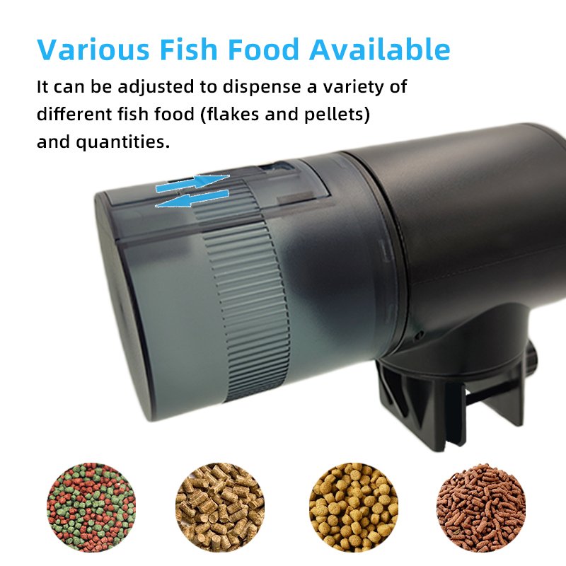 Wholesale Smart Plastic Timer Setting Fish Food Feeder Automat for Fish Turtle Tank