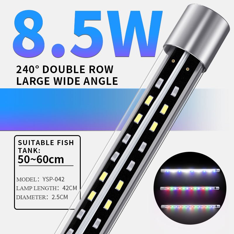 Factory Cost Price Yee Fish Tank Light Aquarium Accessories Decoration Led Water Grass Light Wide Angle Waterproof Light