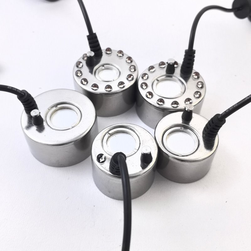 Heavy Fog 3 heads plastic Industrial Ultrasonic Humidifier Fogger Mist Maker with Led Lights for Garden Pond Landscape