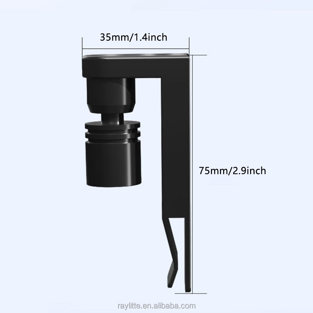 Miniature Landscape Mini USB Waterproof Clamp Light for Small Fish Tank Rotates Terrarium Lamp White Color Spot Light