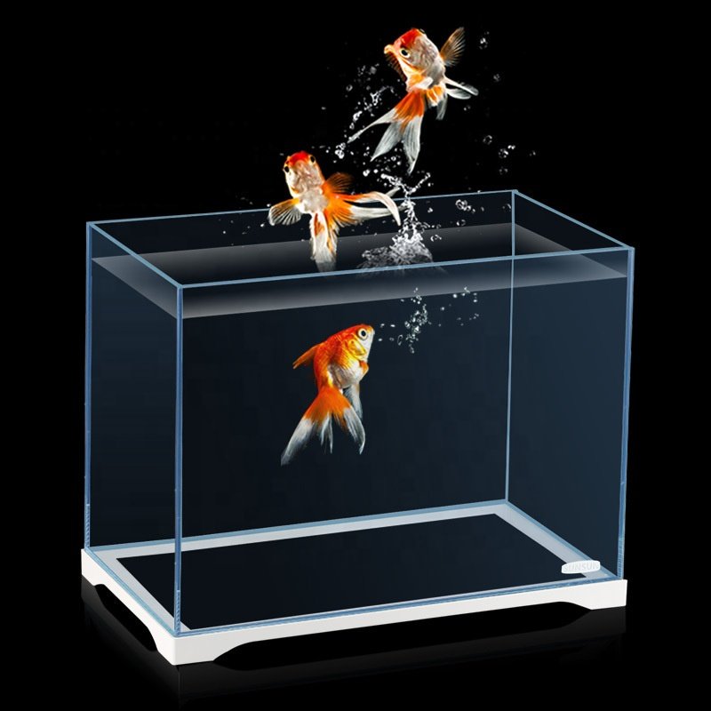 high quality rectangle large aquarium indoor fish tank cabinet 6mm tempered glass price for sale
