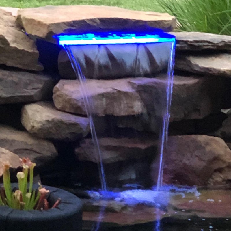 Stainless steel water wall outlet, water curtain wall, fountain, fish pond outlet, courtyard water flow tank