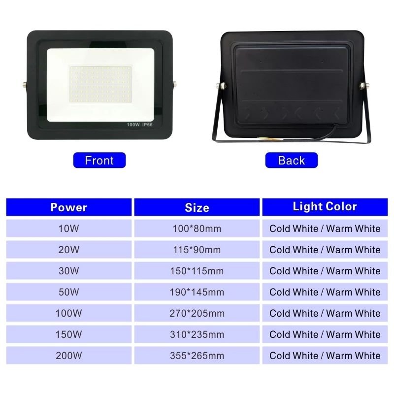 COYOLED Reflector LED Flood Light Projector Lighting Spotlight Wall Flood Lights