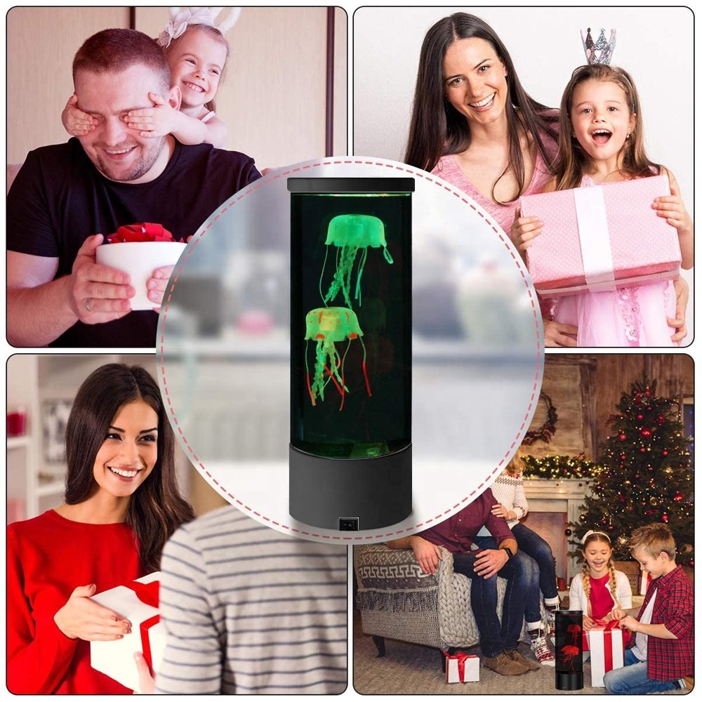 Factory Fast Delivery 2022 New LED Jellyfish Lamp Bedside Night Light Color-changing Aquarium Lights Children's Gifts Lava Lamp