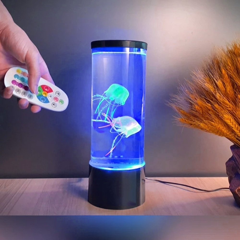 Factory Fast Delivery 2022 New LED Jellyfish Lamp Bedside Night Light Color-changing Aquarium Lights Children's Gifts Lava Lamp