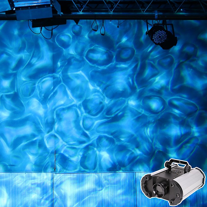 SHTX Outdoor 200w LED Water Wave Blue Ocean Ripple light For Exhibition Hotel corridor 3D dynamic Effect Projector Light