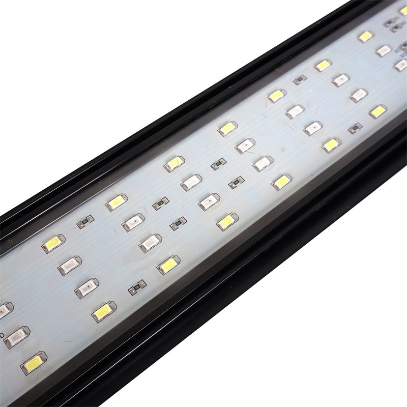 Best price vivid 2 RGB Aluminium Alloy Full Spectrum Color Planted LED Aquarium Light for Fish Tank 30/60/10cm
