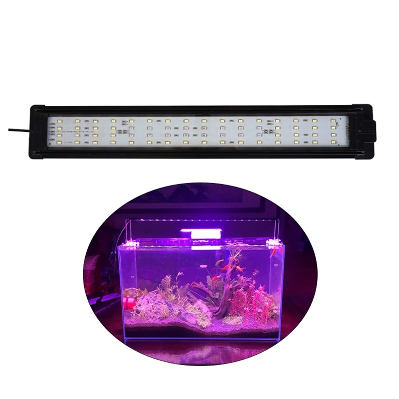 Best price vivid 2 RGB Aluminium Alloy Full Spectrum Color Planted LED Aquarium Light for Fish Tank 30/60/10cm