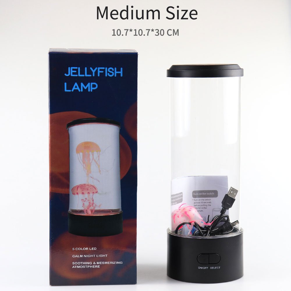 Custom Fantasy Jellyfish Lamp, RGB Changing Electric Round Jelly fish Aquarium Lava Lamp