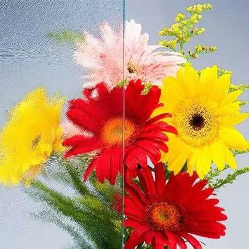 ripple house plant design direct customized patterns decorative glass clear window 3mm clear aquarium sheet glass