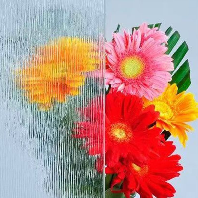 ripple house plant design direct customized patterns decorative glass clear window 3mm clear aquarium sheet glass