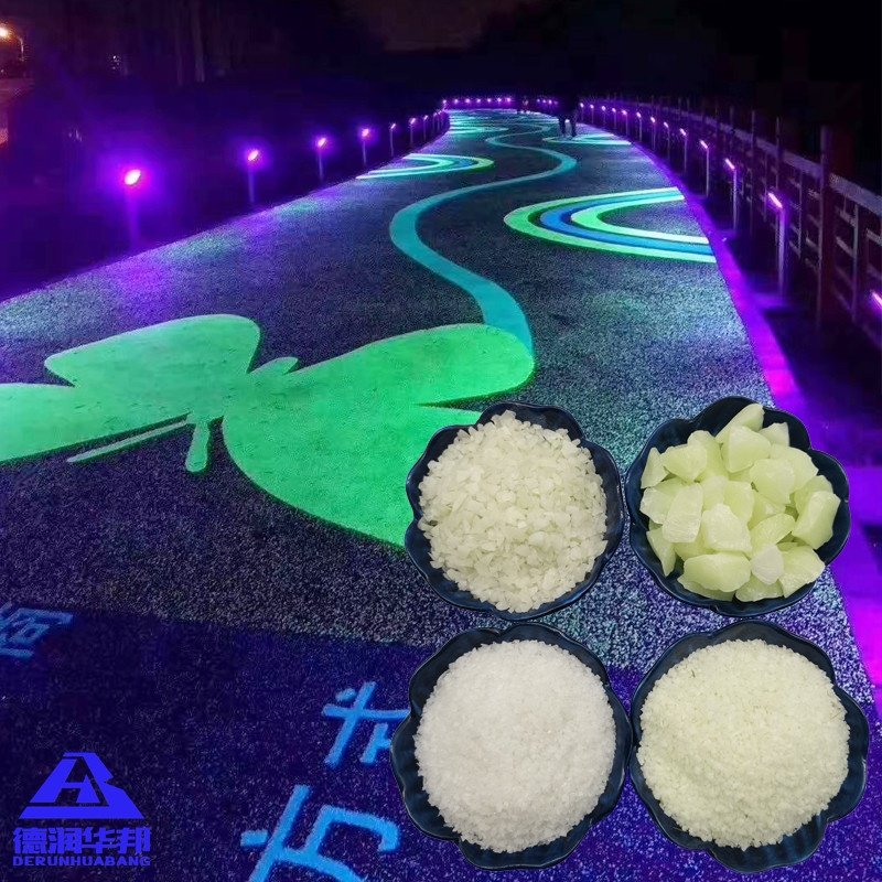 Wholesale Luminous Stones Glowin the dark Glowing Pebbles Paving for Landscaping park aquarium decoration
