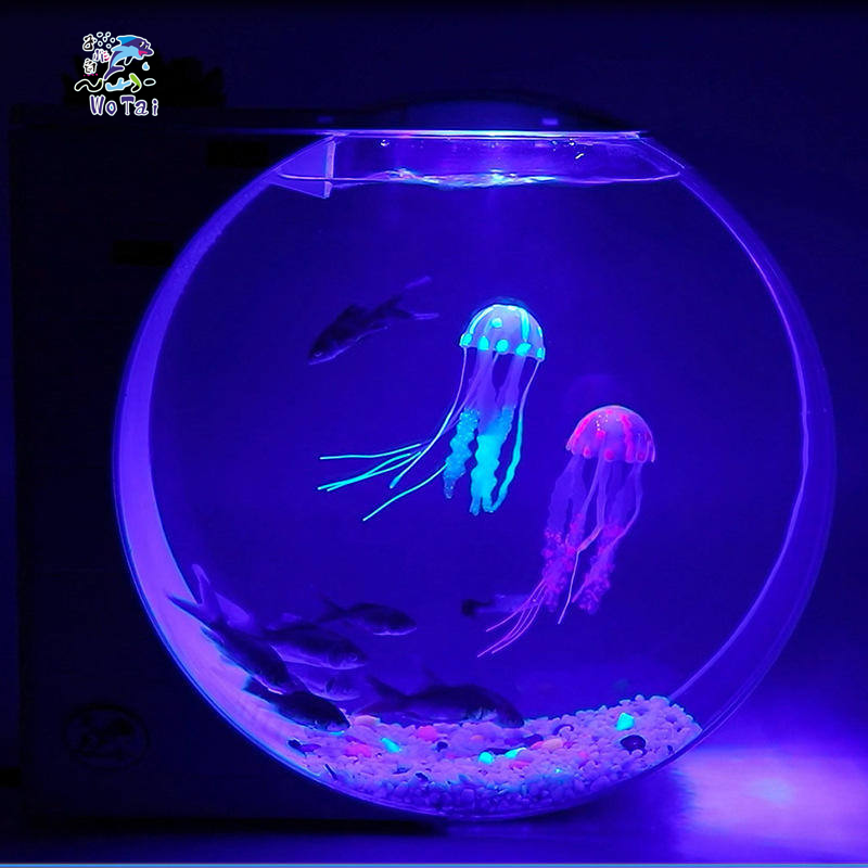 ABS plastic China Mini Fish Tank with LED light on the table 10L Aquarium Cabinet for Home Pets Aquariums