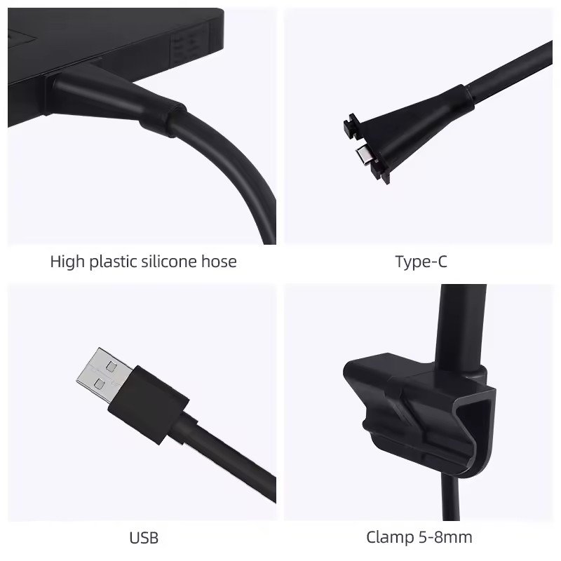 Latest Hot Sale WEEK AQUA Mini 9 Pro USB full spectrum LED aquarium light plant growth nano aquarium plant terrarium light