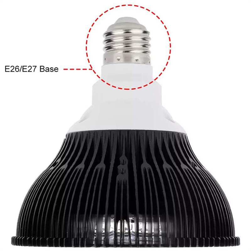 E26/27 LED Aquarium Lights Bulb 18/54W Blue 450nm 460nm Fish Tank Lamp PAR38 Tank Coral Reef Light