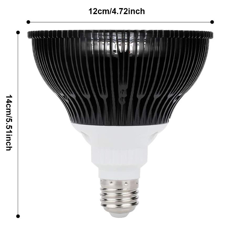 E26/27 LED Aquarium Lights Bulb 18/54W Blue 450nm 460nm Fish Tank Lamp PAR38 Tank Coral Reef Light