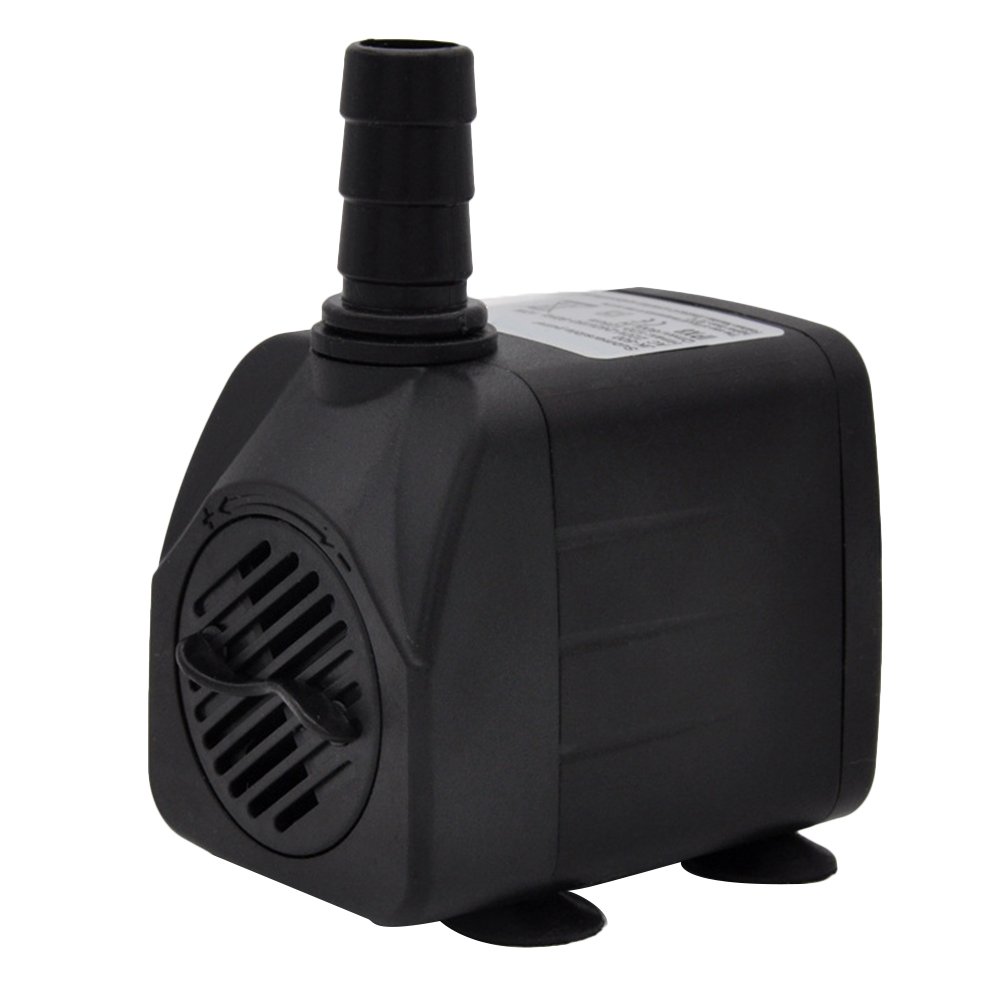 Aquarium submersible pump for aquarium garden pond statue outdoor fountain pump with 12 PCES RGB LED lights