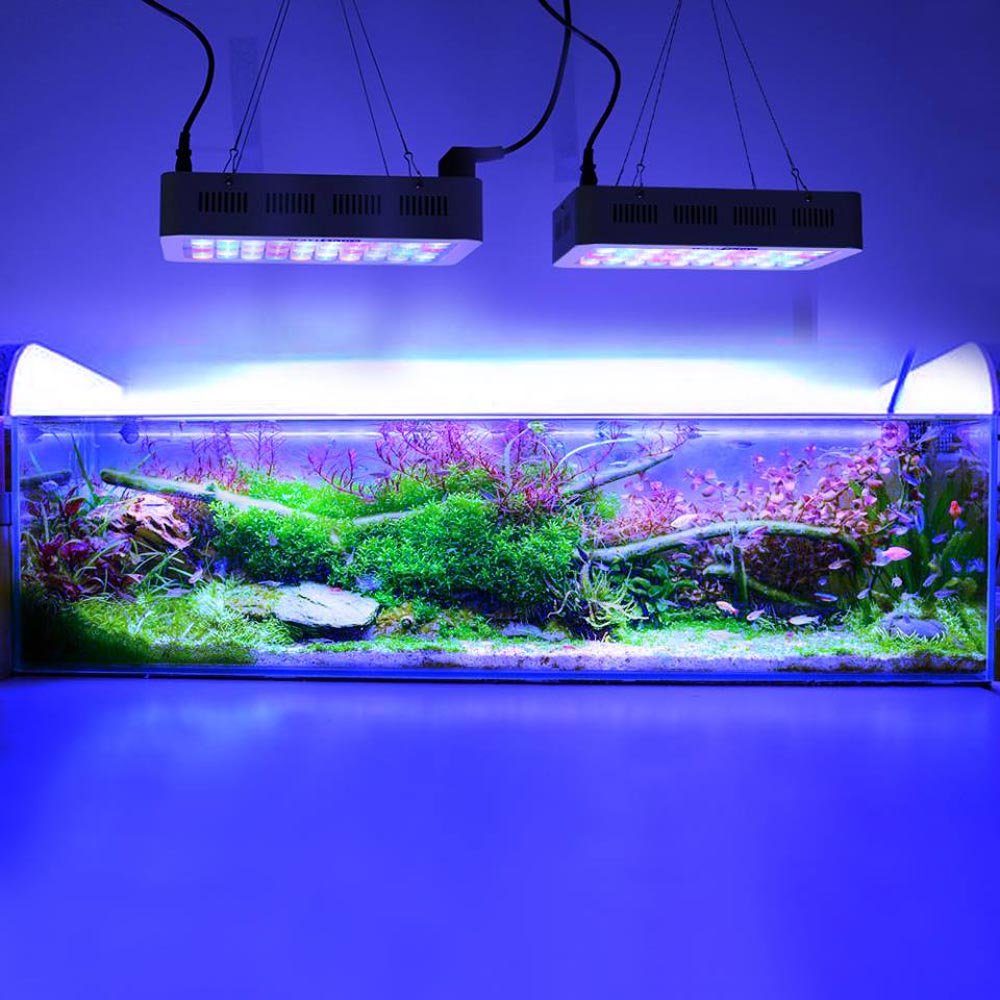 180W Dimmable Led Aquarium Light Full Spectrum For Coral Reef Light Tanks And Aquariums Accessories Fishbowl Fish Tank Lights