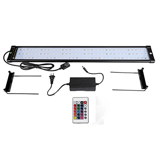Distributor Fish Accessories Aquarium Decoration LED Light Remote Control WRGB Aquarium Light for Freshwater Tank Aquatic Plants