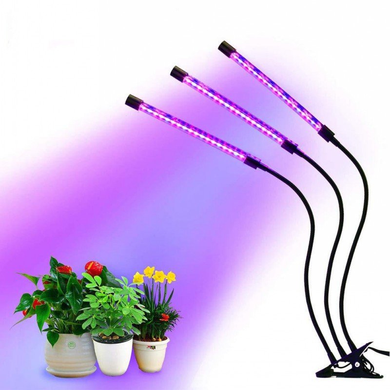 Growth Lamp Desktop Adjustable USB Small Dual Head Red Blue Full Spectrum Led Grow Light For Indoor Plant