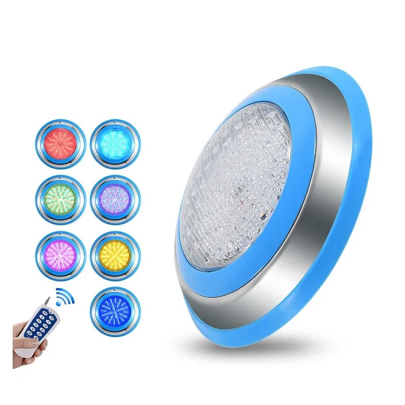 IP68 Underwater LED Salt Water RGB Swimming Pool Light Complet Lighting Waterproof 12V Inground With Remote Control