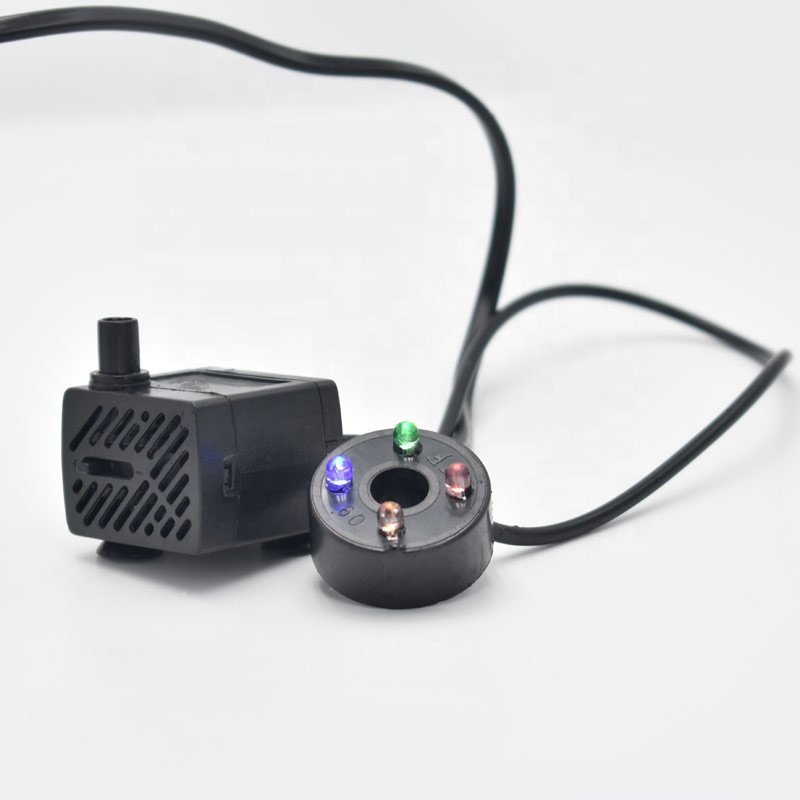 Hot Selling Low Price Small Aquarium Water Pump, Submersible Pump Pond with Australian Plug Four LED Lights