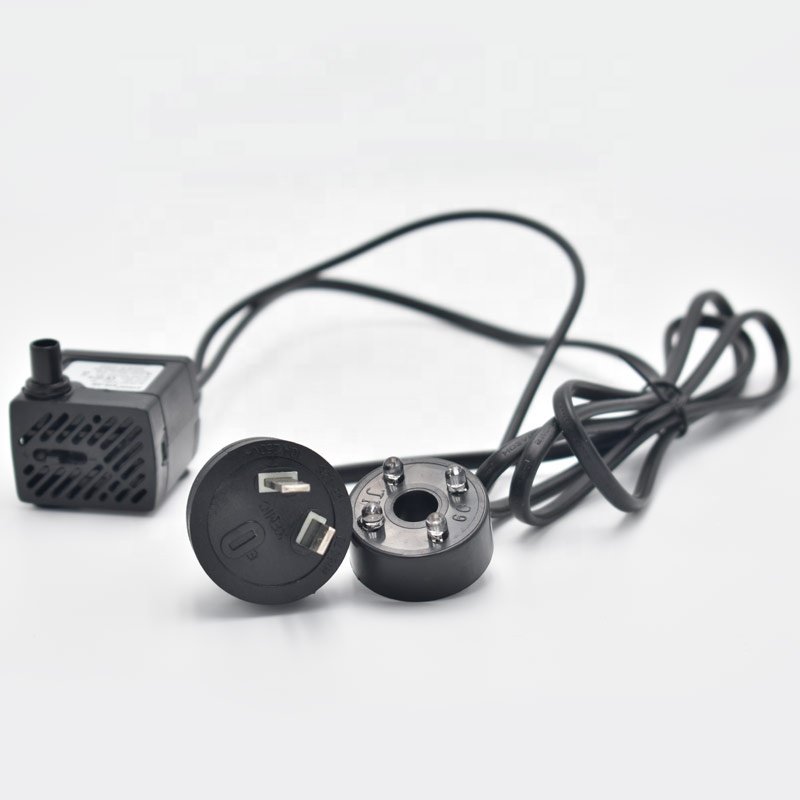 Hot Selling Low Price Small Aquarium Water Pump, Submersible Pump Pond with Australian Plug Four LED Lights