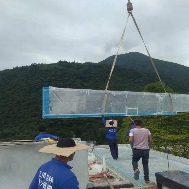 Customized Size Cozy Beach House Clear Acrylic Sheet Acrylic Swimming Pool Outdoor