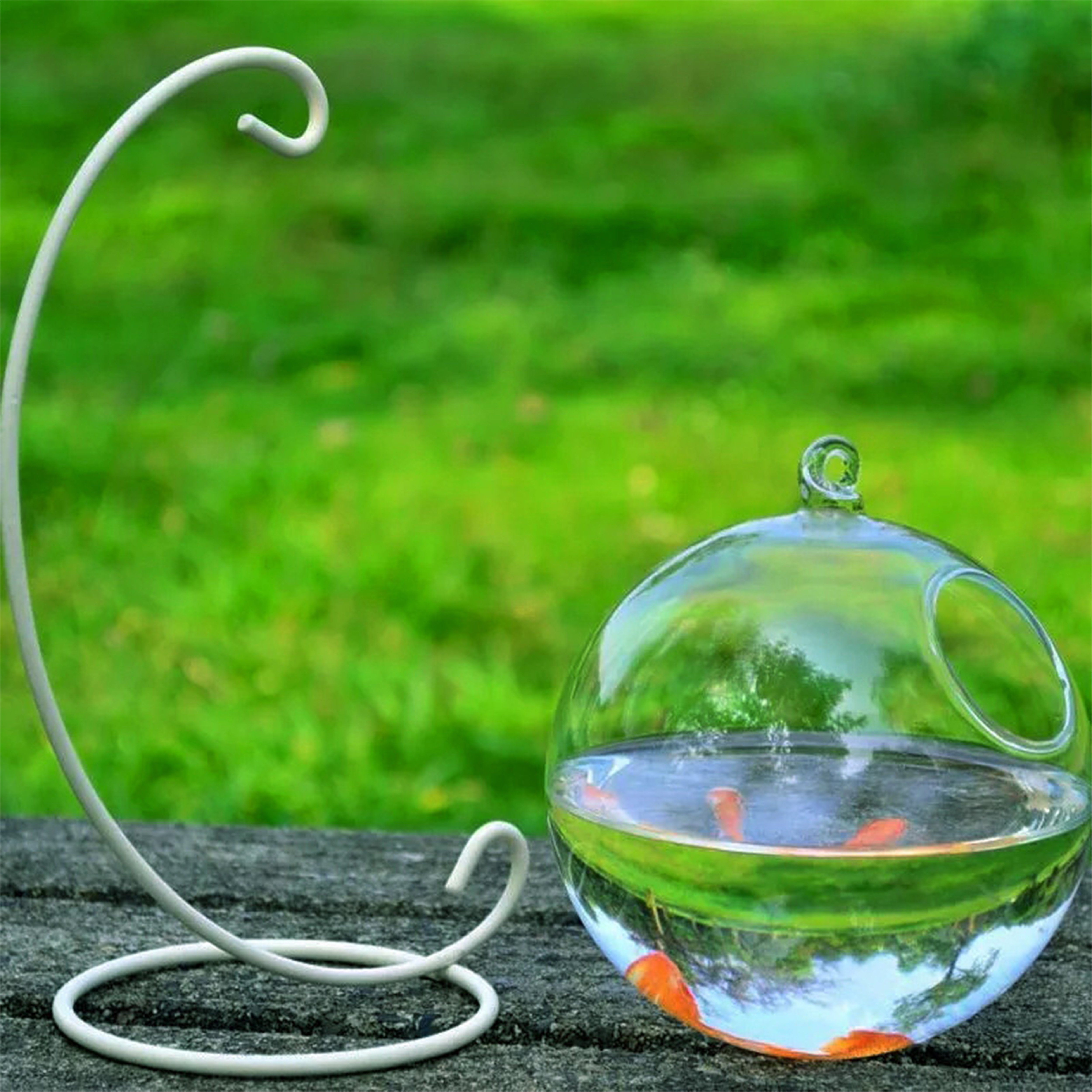 Transparent Glass Fish tank aquariums & accessories decorations light