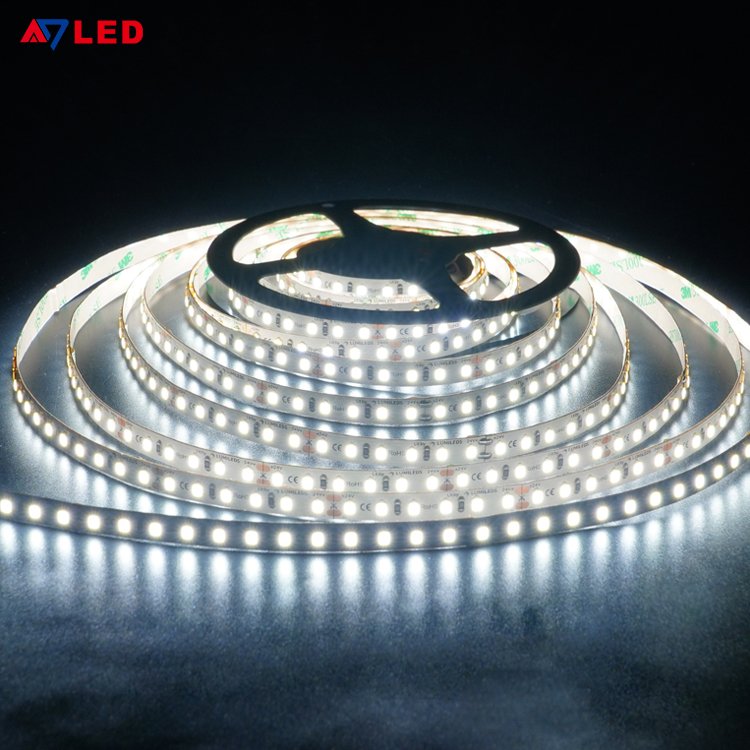 ADLED 12v led strip lights 120leds 2835 White UL 6500K led strips for Aquarium Lighting