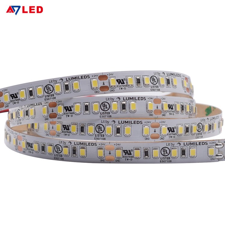ADLED 12v led strip lights 120leds 2835 White UL 6500K led strips for Aquarium Lighting