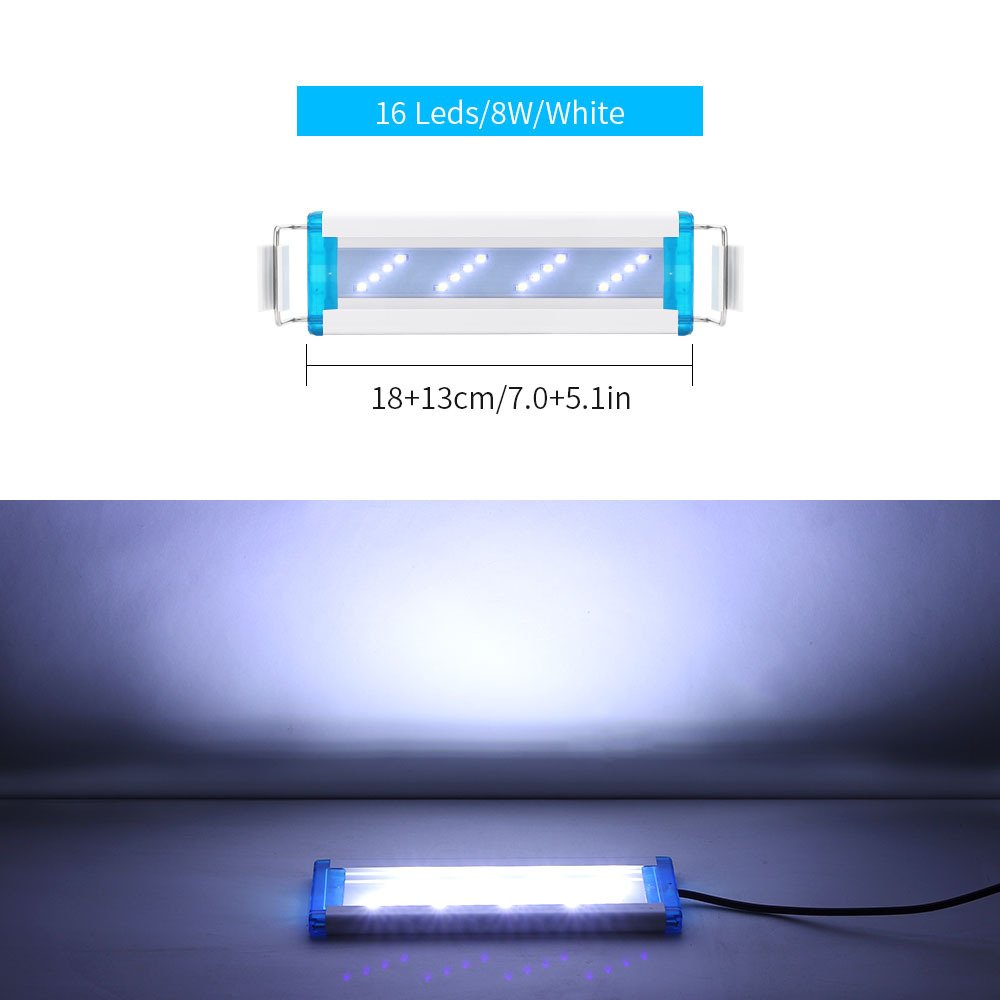 Aquarium Clip Light Super Thin Fish Tank Planted Aquarium Lamp Led Eu Energy Aquarium Lighting