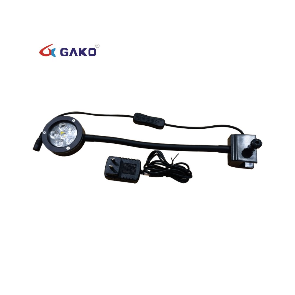 Gako Aquatics Aluminum Mini Reef Aquarium Lights , Colorful 8W High Power Marine Tank LED Aquarium Coral Light for LPS / SPS