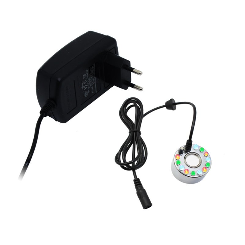 Ultrasonic Atomizing Head Colorful Lamp Atomizer Aquarium Bonsai Rockery Water Humidification Spray