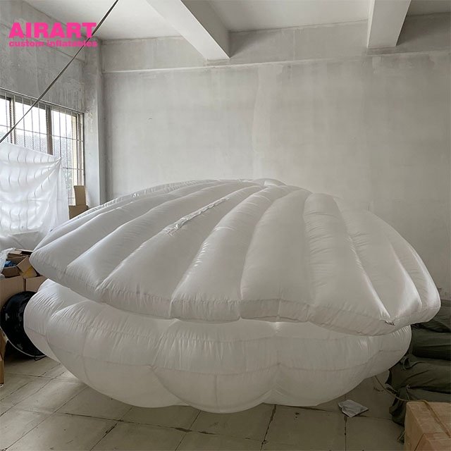 stage decoration LED illuminated inflatable shells for sale
