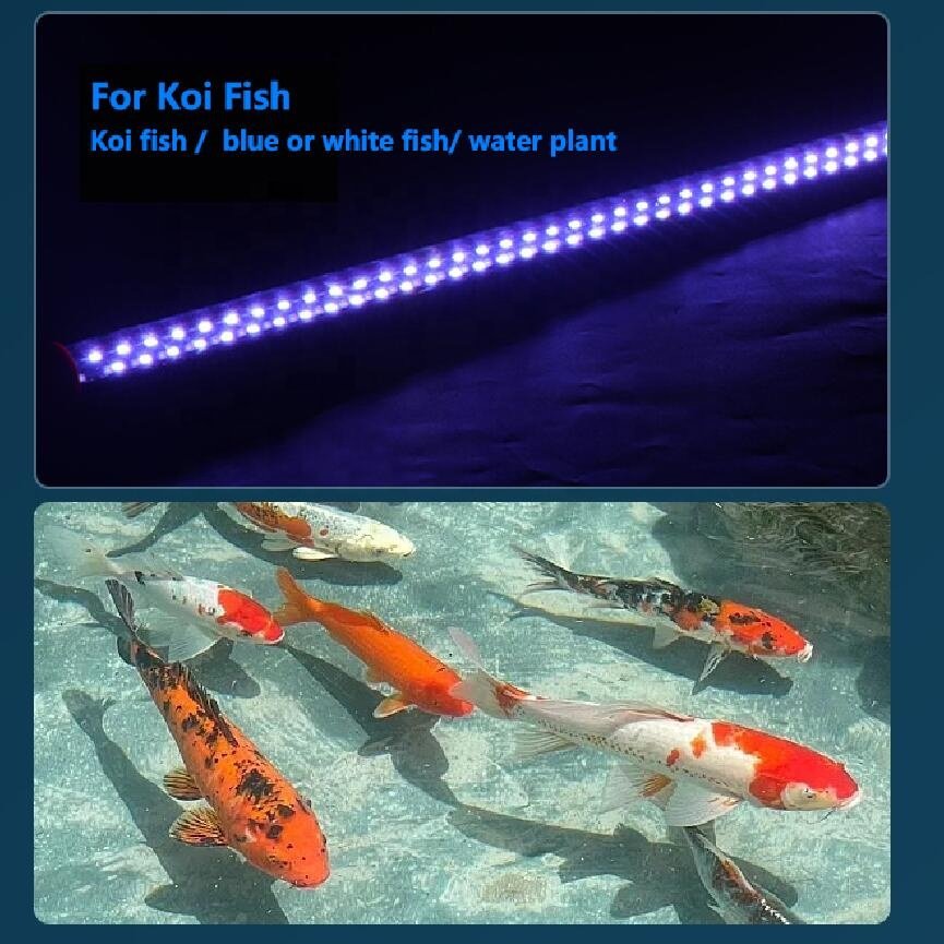 China T8 LED aquarium tube light for fish tank red arowana koi parrot fish tropical fish water plant light