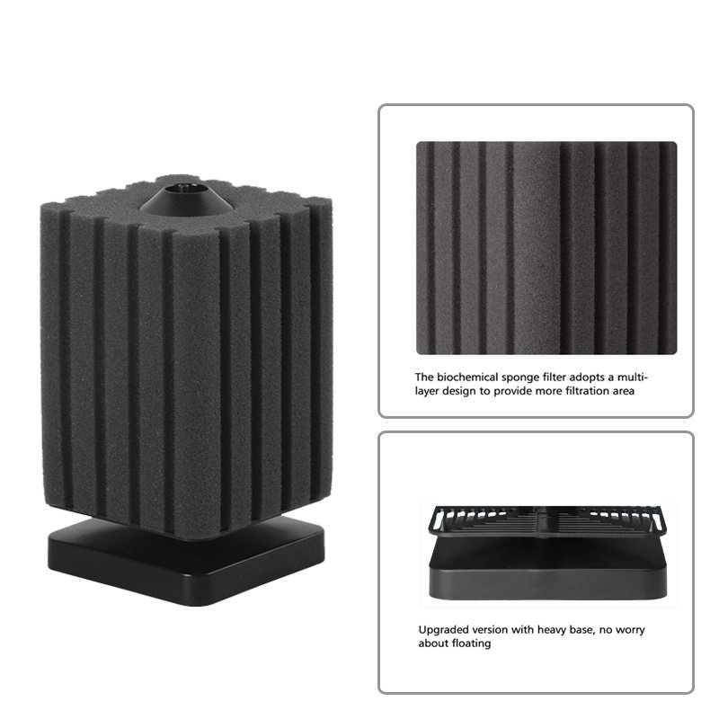 Aquarium Bio Sponge Filter for 10-100 Gallon Shrimp Nano Breeding Fry Betta Fish Tank Whisper Filters filter aquarium
