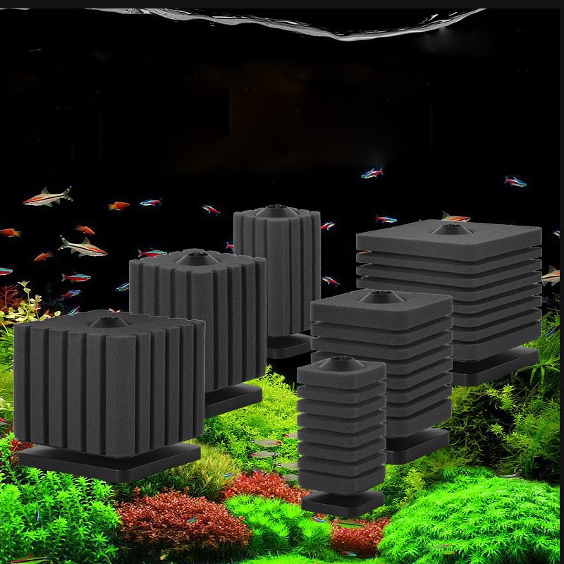 Aquarium Bio Sponge Filter for 10-100 Gallon Shrimp Nano Breeding Fry Betta Fish Tank Whisper Filters filter aquarium