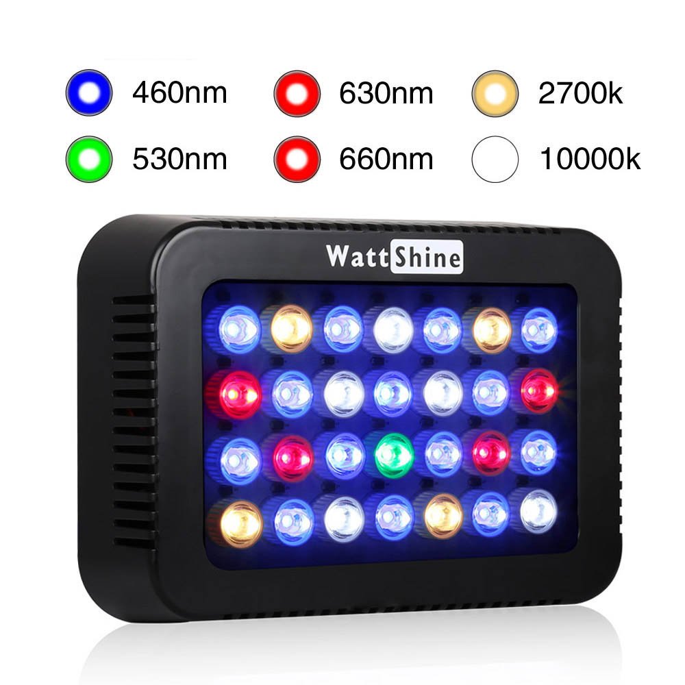 Dimmable Fish Tank Light 140W Coral Lights Aquatic Plants Grow Lamp For Saltwater Marine Reef Aquarium Lighting Accessories