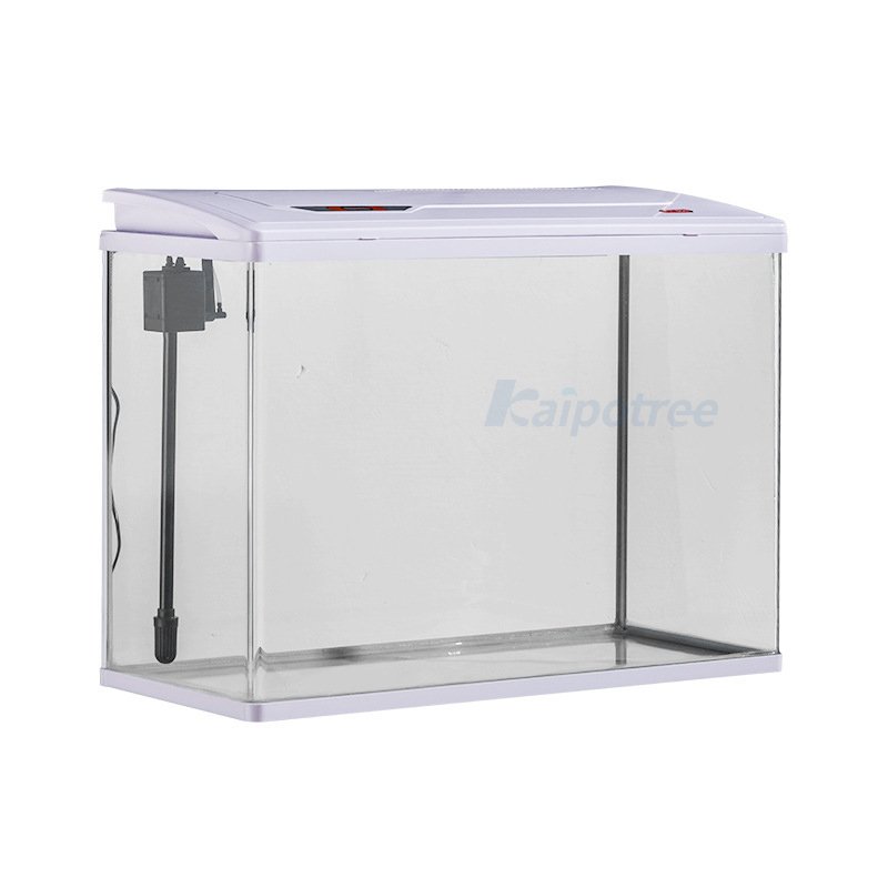 Desktop glass Aquarium with fllter and LED lighting Jelly fish Aquarium fish tank