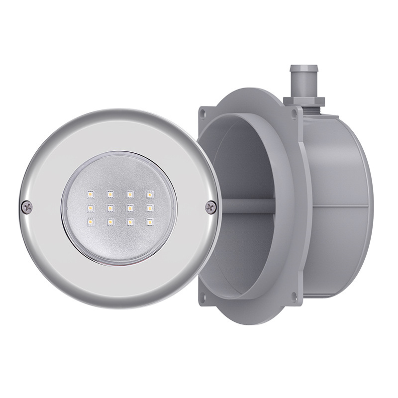 High quality stainless steel LED underwater recessed light SPA Hotel Villa colorful RGBW for pool lights Aquarium lights