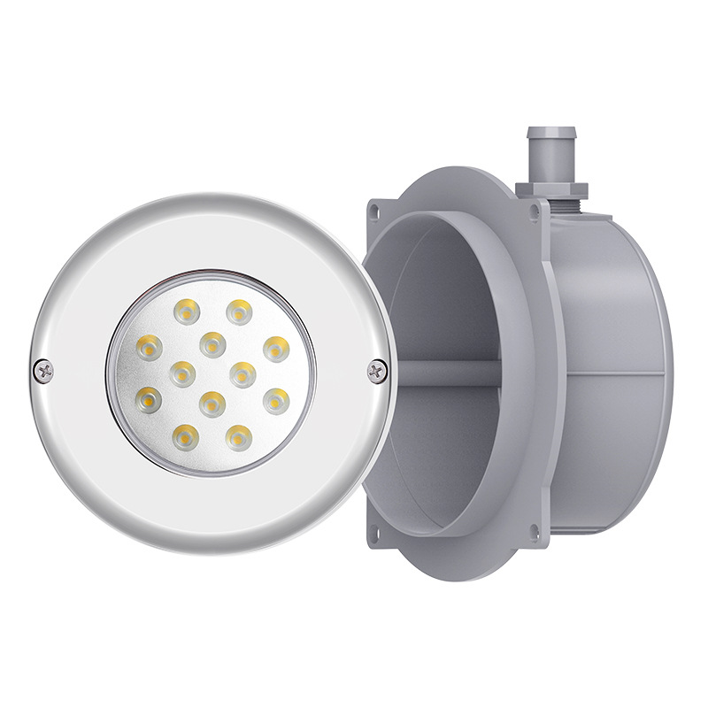 High quality stainless steel LED underwater recessed light SPA Hotel Villa colorful RGBW for pool lights Aquarium lights
