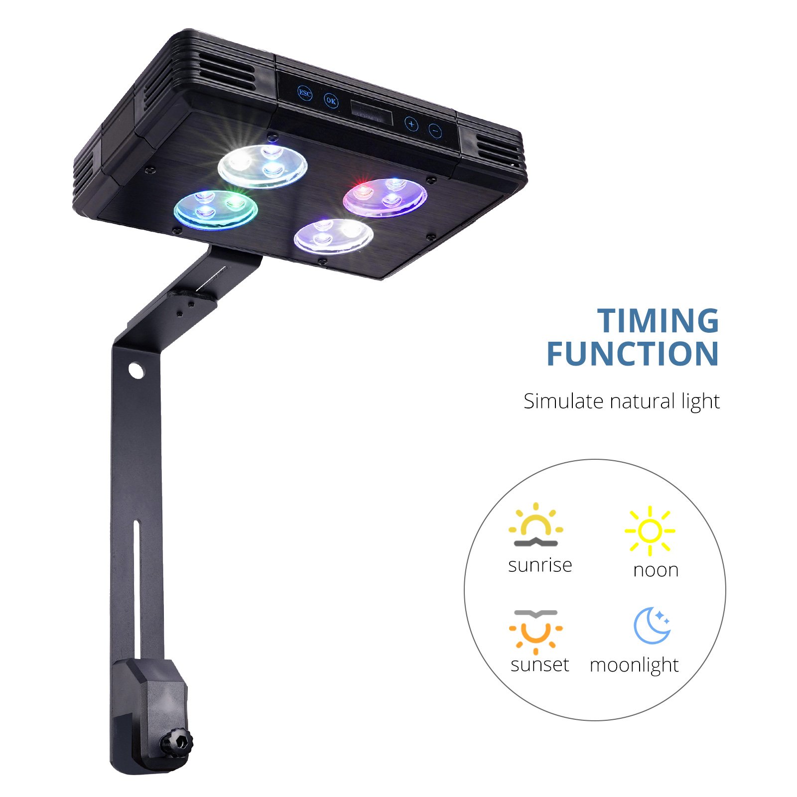 GAKO A052 Aquarium Light Led Fish Tank Light for Coral Reef Marine Saltwater