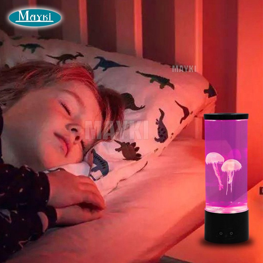 Jellyfish LED Lamp Aquarium Tank Sensory Mood Night Light for Decorate Relax