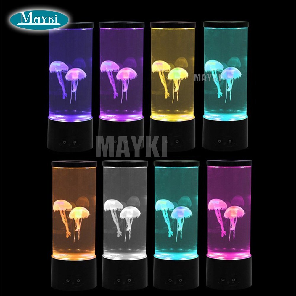 Jellyfish LED Lamp Aquarium Tank Sensory Mood Night Light for Decorate Relax