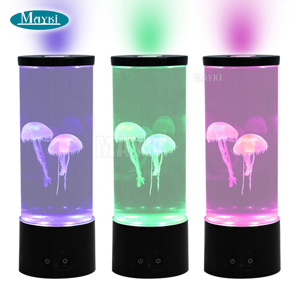 Jellyfish LED Lamp Aquarium Tank Sensory Mood Night Light for Decorate Relax