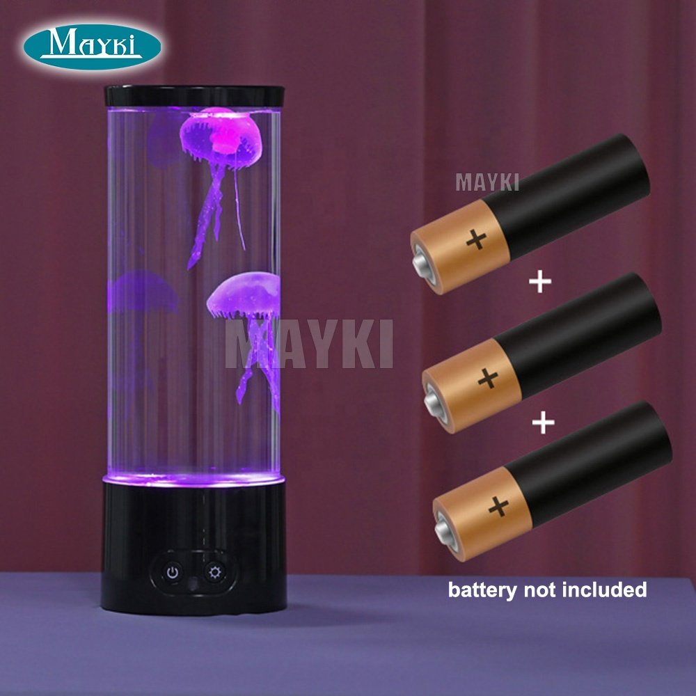 Jellyfish LED Lamp Aquarium Tank Sensory Mood Night Light for Decorate Relax