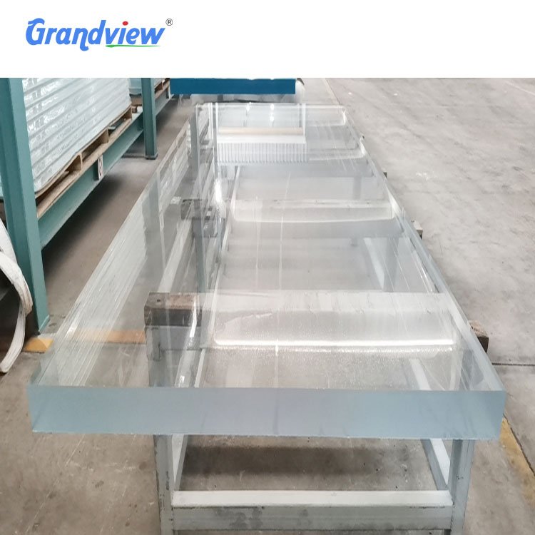 China plexiglass manufacture customized panel clear acrylic swimming pool