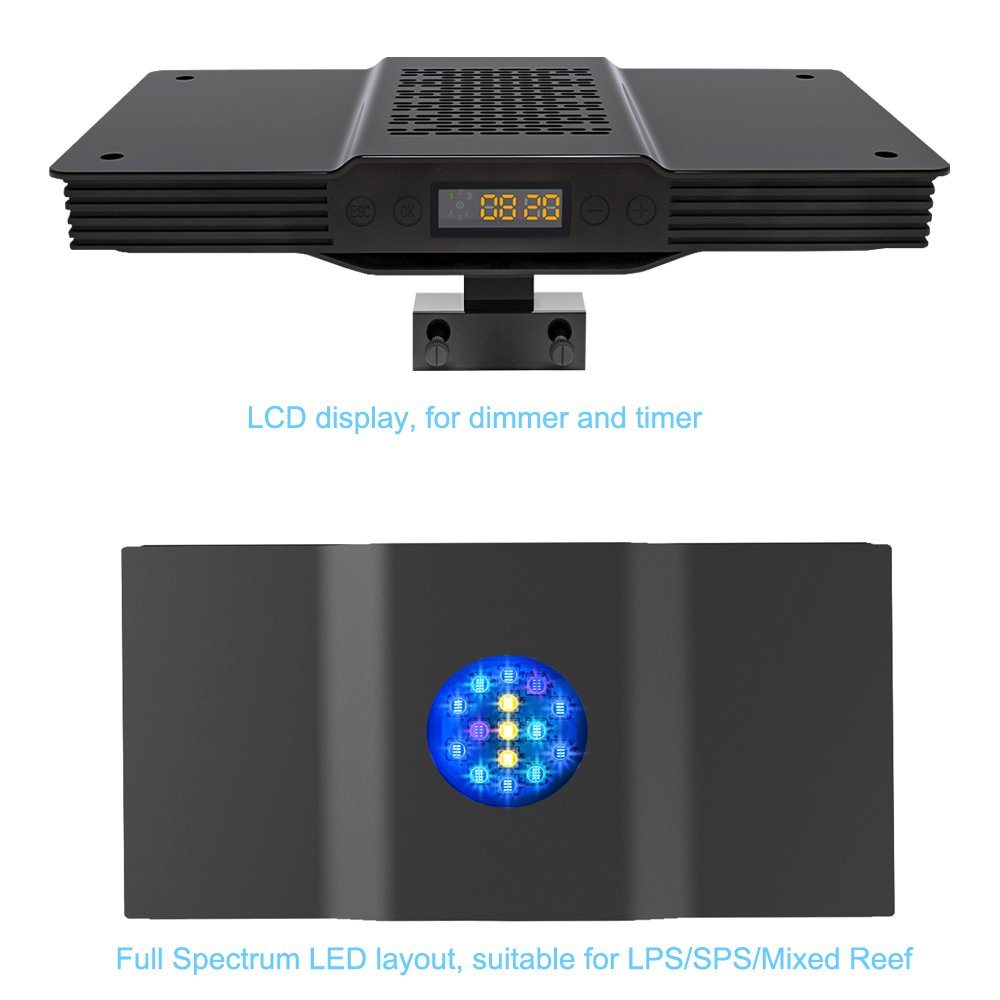 2023 new aqua knigt V3 75W full spectrum light-emitting diode LED aquarium light salt water coral reef lamp
